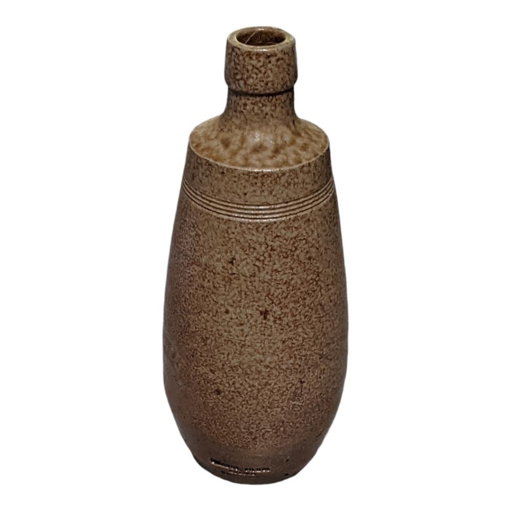 Vintage stone wear bottle vase pottery speckled unbranded